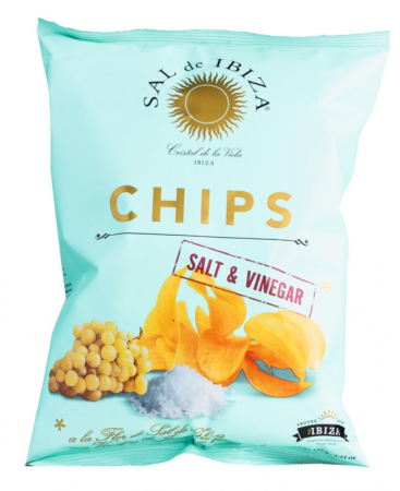 Snacks - Chipsuri de cartofi cu otet si sare de Ibiza, 125gr