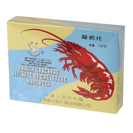 Bucatarie asiatica si etnica - Chipsuri Kroepoek cu creveti, necopti, China, Pigeon, 200 g