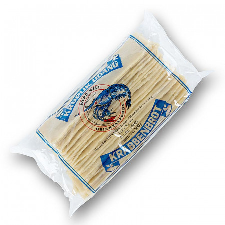 Bucatarie indoneziana - Chipsuri Kroepoek cu creveti, necopti, mare, Indonezia, 500 g