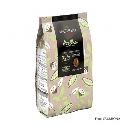 Ciocolata - Ciocolata Couverture cu alune, Azélia, 35%, banuti, 3 kg