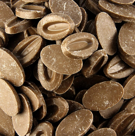 Ciocolata Couverture cu lapte integral, Equatoriale Lactée, dischete, 35% cacao, 3 kg [1]