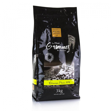 Michel Cluizel - Ciocolata Couverture, Michel Cluizel, dischete, Grandes Teneurs, Elianza 55%, 3 kg
