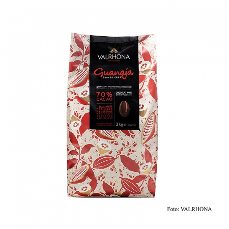 Ciocolata neagra - Ciocolata Couverture neagra, Guanaja "Grand Cru", dischete, 70% cacao, 3 kg