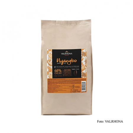 Ciocolata Couverture neagra, Nyangbo "Grand Cru", dischete, 68% cacao, Ghana, 3 kg [0]