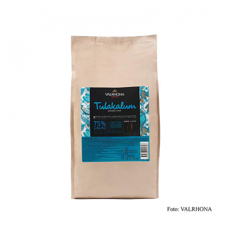 Ciocolata neagra - Ciocolata Couverture neagra, Tulakalum, dischete, 75% cacao, 3 kg
