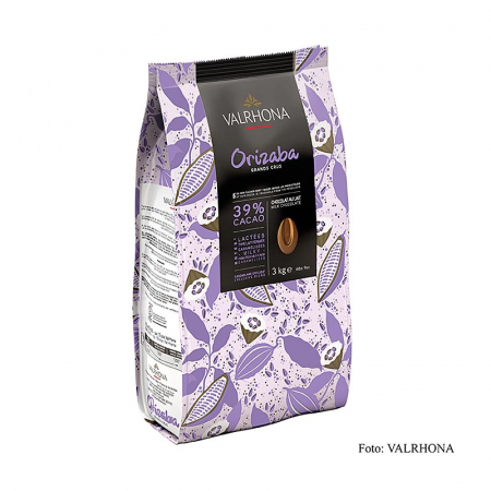 Ciocolata - Ciocolata Couverture Whole me, Orizaba Lactée Grand Cru, dischete, 39% cacao, 3 kg