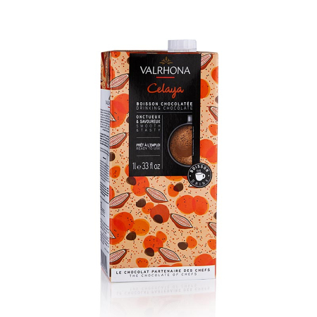 Ciocolata - Ciocolata de baut Valrhona „Celaya”, gata de baut, 1 l