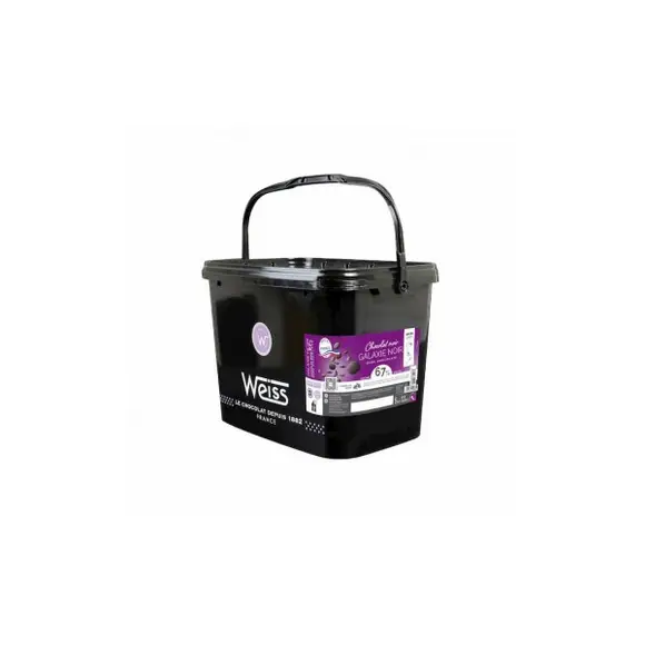 Ciocolata neagra - Ciocolată neagra Galaxie Noir 67%, Weiss, 5kg