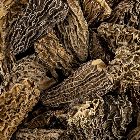 Ciuperci uscate - Ciuperci Morel, capete ascutite, jumbo, uscate, Borde, 800 g