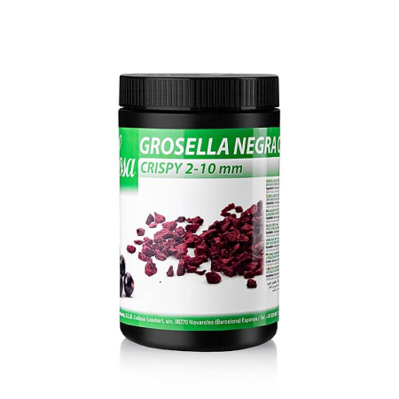 Aditivi alimentari - Coacaze negre/Cassis crispy, liofilizate, Sosa, 200g