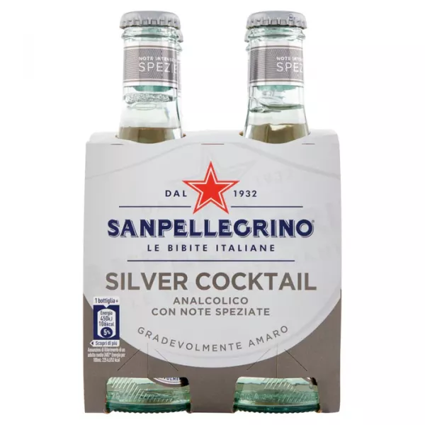 Cocktail Silver, non alcoolic, Sanpellegrino, sticla 200ml, bax cu 4 sticle [1]