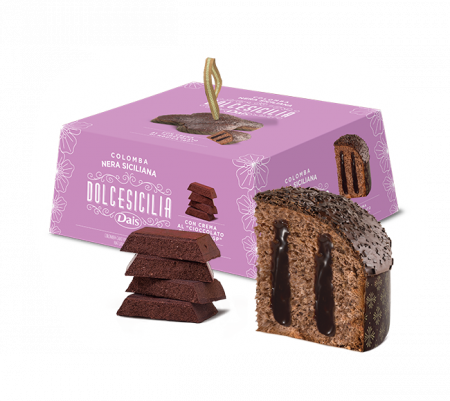 Specialitati dulci - Colomba, Cozonac cu Crema Ciocolata di Modica IGP, 800g