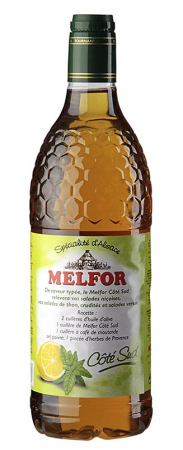 Condiment cu otet, miere, ierburi, busuioc si lamaie, 3,8% acid, Melfor, 1 l [1]