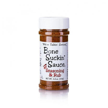 Bacanie - Condimente pentru gratar Hot Seasoning & Rub, picant, Ford's Food, Bone Suckin, 164 g