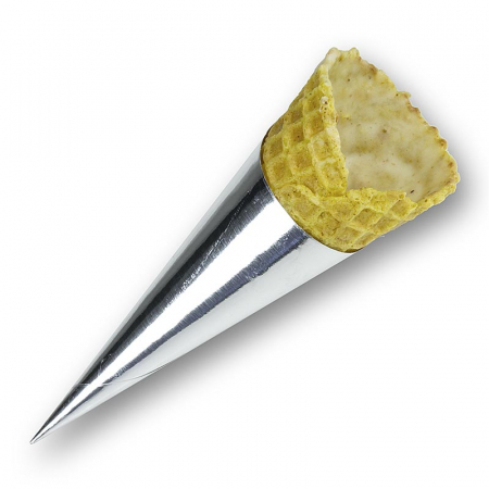 Conuri mini vafe curry, acoperite, ø 30x80mm h, 900 g, 83 buc [0]