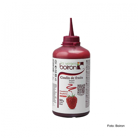 Piureuri - Coulis / Sos - Zmeură, 19% zahăr, Sticla de stoarcere, TK, 500 g