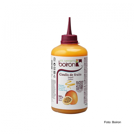 Piureuri - Coulis / Sos - fructe exotice, 13% zahăr, sticlă de stoarcere, TK, 500 g