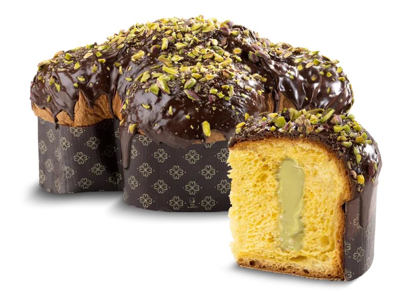 Cozonac Colomba cu ciocolata si boabe de fistic sicilian, 1kg [1]