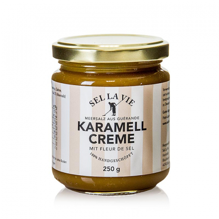 Miere, chutney si dulceata - Crema de caramel cu sare de mare, 250gr