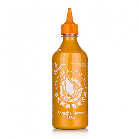 Bucatarie asiatica si etnica - Crema de chili, Sriracha Mayoo picant, Flying Goose, 454ml