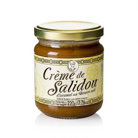 Miere, chutney si dulceata - Creme de Salidou, crema de caramel cu unt sarat, 220 g
