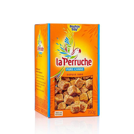 Zahar - Cuburi de zahar din trestie, in cutie de prezentare, 750gr