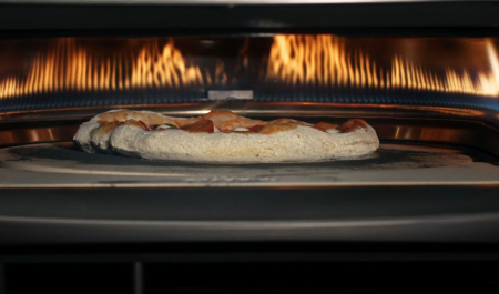 Cuptor pizza pe gaz, 1 arzator, grafit, 1 bucata [2]