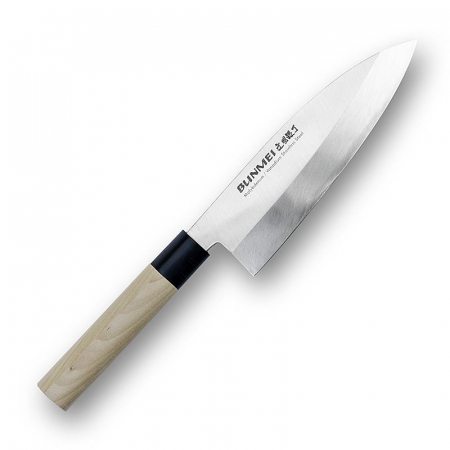 Global - Cutite si accesorii - Cutit 13,5cm, Global Bunmei 1801-135 Deba, mâner din lemn Honoki, 1 buc