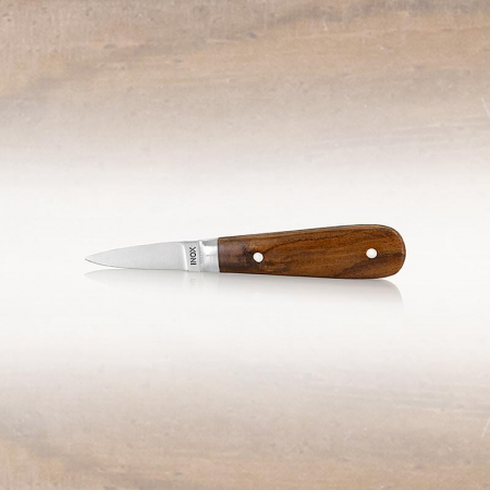 Cutite si accesorii - Cutit pentru stridii, maner din lemn, lama lata, 6cm, 1 bucata