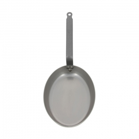 Vase gatit speciale - De Buyer tigaie pentru peste Oval Carbon Plus Ø 36 cm