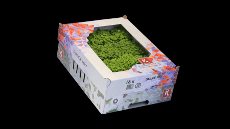Microplante si cress - Dulce Mix, bax cu 16 pahare, 30x40cm