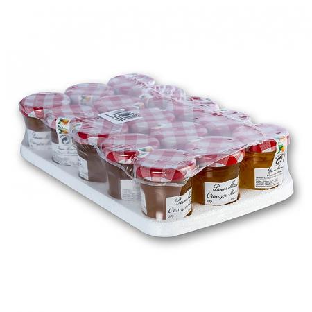 Miere, chutney si dulceata - Dulceata de portocale, borcane monoportie, 15 x 30g