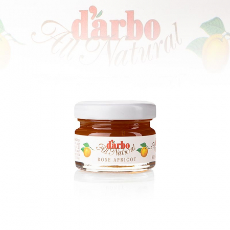 Miere, chutney si dulceata - Dulceata de caise extra, borcane de portie, darbo, 1,68 kg, 60 x 28g