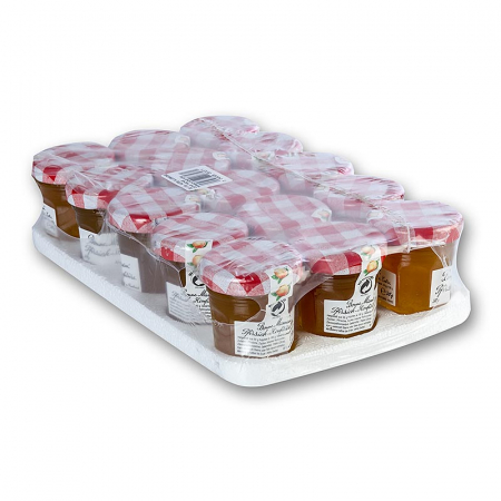 Specialitati dulci - Dulceata de piersici, borcan monoportie, 450 g, 15 x 30g