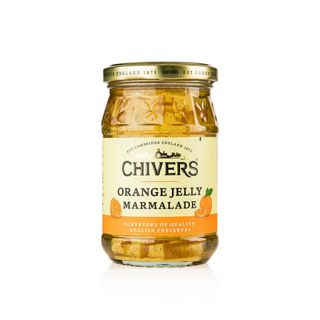 Miere, chutney si dulceata - Marmelada de portocale - jeleu cu coaja de portocala tocata marunt, Chivers, 340 g