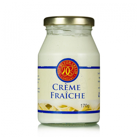 Sosuri, supe, fonduri - English Creme Fraiche, smantana grasa, 39% grasime, Devon Cream, 170 g