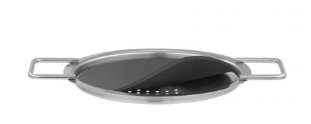 Ustensile de Bucatarie - Eva Solo Capac Cu Sticla Otel Inoxidabil 16 cm