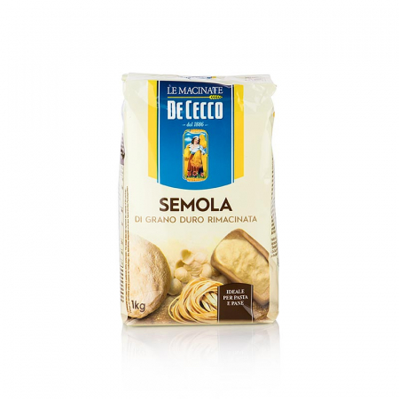 Bacanie - Faina din grau dur - Semola di Grano Duro, De Cecco, No.176, 1 kg