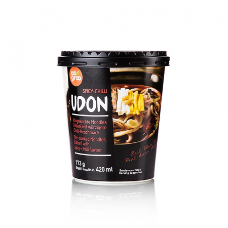 Fidea instant Udon Cup, chili picant, Coreea de Sud, Allgroo, 173 g [1]