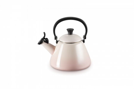Ustensile de Bucatarie - Fierbator fluier Le Creuset Kone Shell Pink 1,6 L