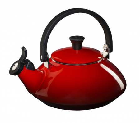 Ustensile de Bucatarie - Fierbator fluier Le Creuset Zen Cerise 1,5 L