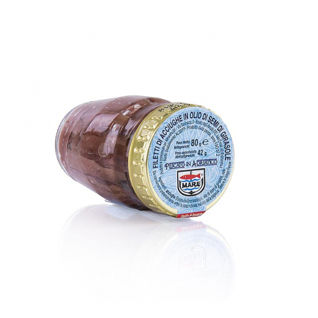 File de ansoa, rosii, in ulei de floarea soarelui, Mare, 80 g [1]