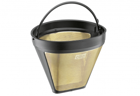 Noutati Gourmetto - Filtru permanent de cafea CILIO dimensiune aurie. 4