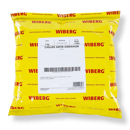 Bacanie - Ardei iute Wiberg, uscat, macinat grosier, 1 kg