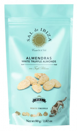 Trufe si specialitati din trufe - Migdale Marcona cu trufe albe, 80gr
