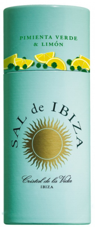 Sare de mare din Marea Nordului - Sare de mare cu piper verde si lamaie, 85gr