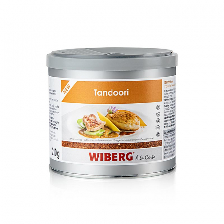 Specialitati vegetale - Wiberg Tandoori, amestec de condimente în stil indian, 210 g