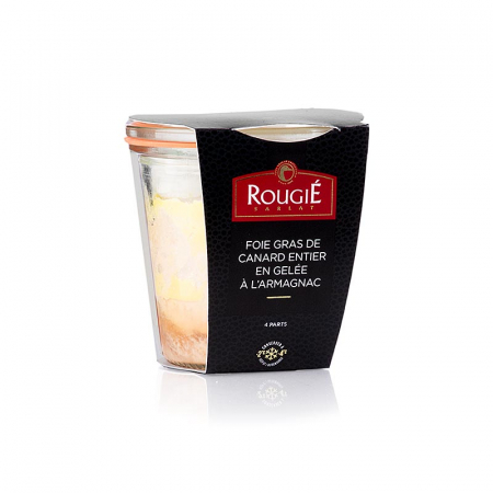 Rata, gasca si foie gras - Foie gras de rata Entier, Rougié, cu armagnac, 180 g
