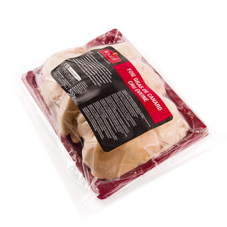 Rata, gasca si foie gras - Foie gras de rata, Rougié, intreg, congelat, 500 g