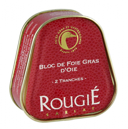 Rata, gasca si foie gras - Foie gras, Rougié, trapez, semiconservat, 75 g